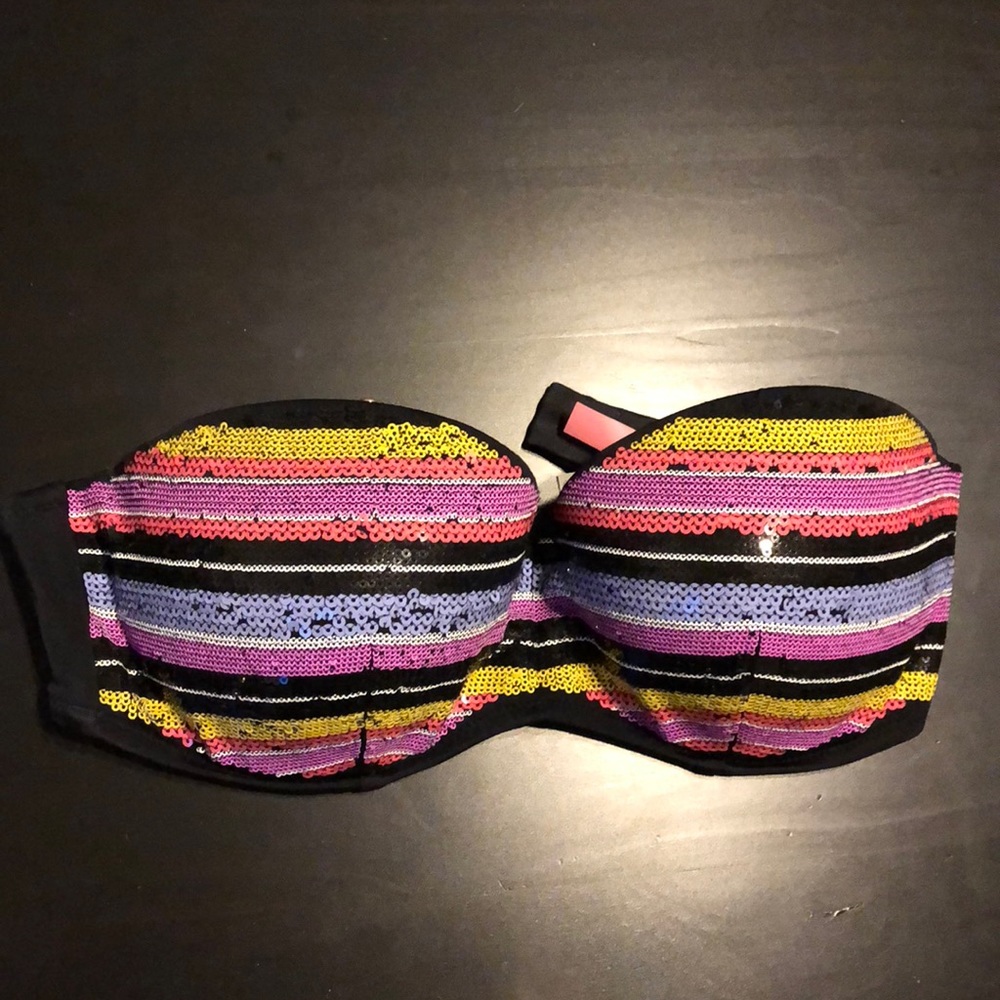 Victoria’s Secret sequin strapless top